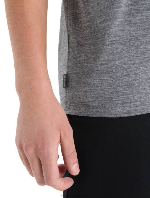 Icebreaker Mænd merino drayden kortærmet polo B00X12 tøj grusstenslyng