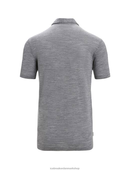 Icebreaker Mænd merino drayden kortærmet polo B00X12 tøj grusstenslyng