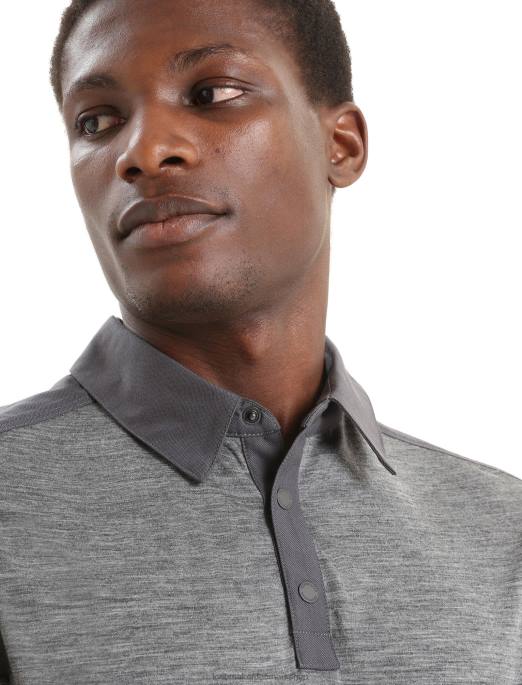 Icebreaker Mænd merino hike kortærmet top B00X87 tøj monsun/grynstenslyng