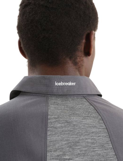 Icebreaker Mænd merino hike kortærmet top B00X87 tøj monsun/grynstenslyng