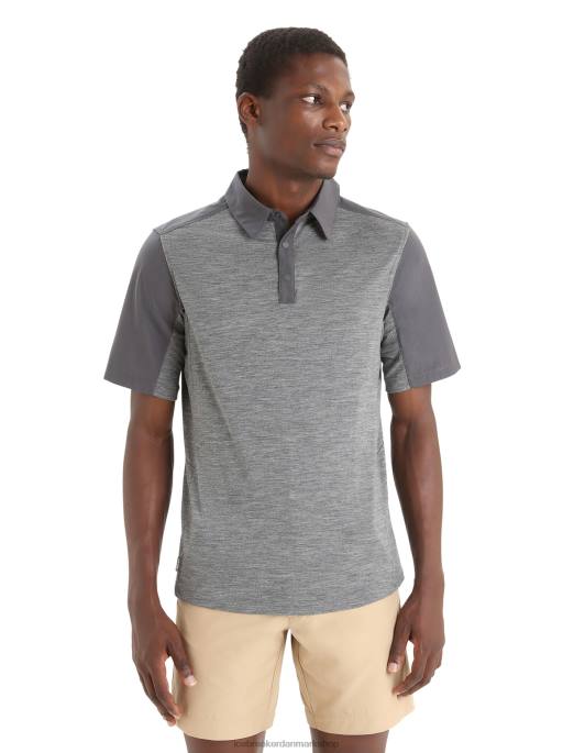 Icebreaker Mænd merino hike kortærmet top B00X87 tøj monsun/grynstenslyng