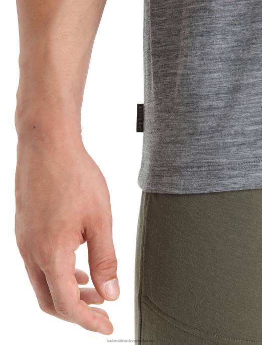 Icebreaker Mænd merino kornmagasin kortærmet lomme t-shirt B00X18 tøj grusstenslyng