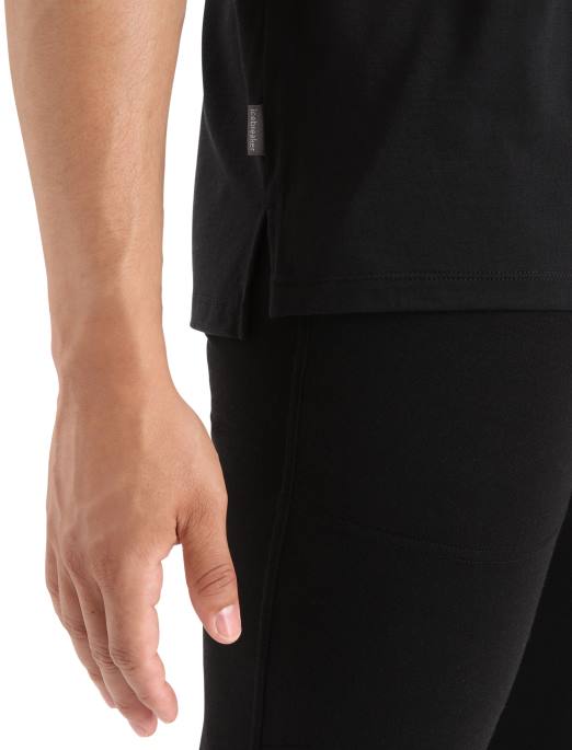 Icebreaker Mænd merino sphere ii kortærmet t-shirt B00X3 tøj sort