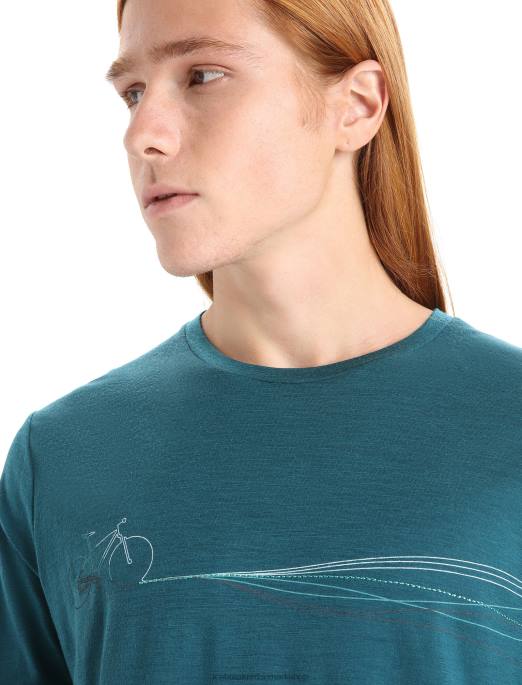 Icebreaker Mænd merino tech lite ii kortærmede t-shirt kadencebaner B00X58 tøj grøn herlighed