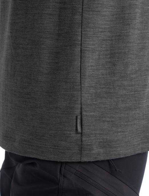 Icebreaker Mænd merino tech lite ii kortærmede t-shirt padle linjer B00X475 tøj grusstenslyng