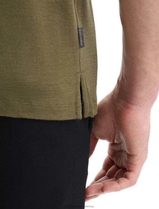 Icebreaker Mænd merino tech lite ii kortærmet polo B00X39 tøj loden