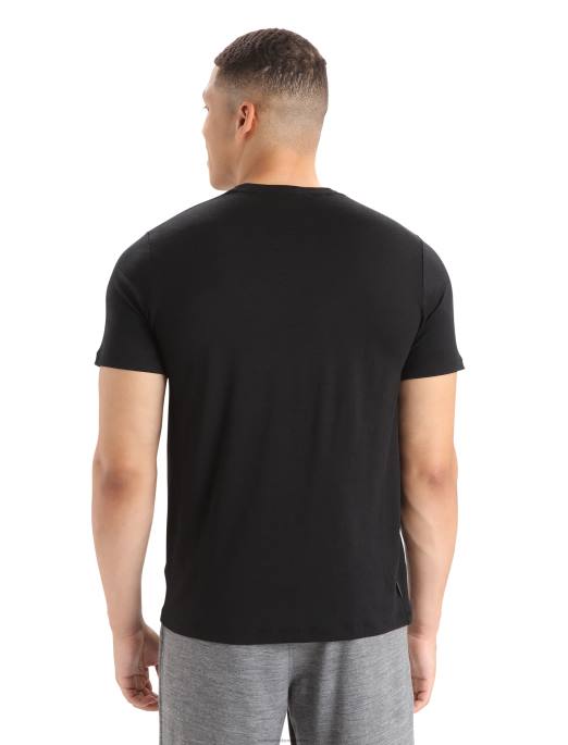 Icebreaker Mænd merino tech lite ii kortærmet t-shirt B00X22 tøj sort