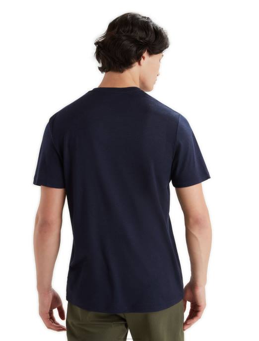 Icebreaker Mænd merino tech lite ii kortærmet t-shirt B00X25 tøj midnatsflåde