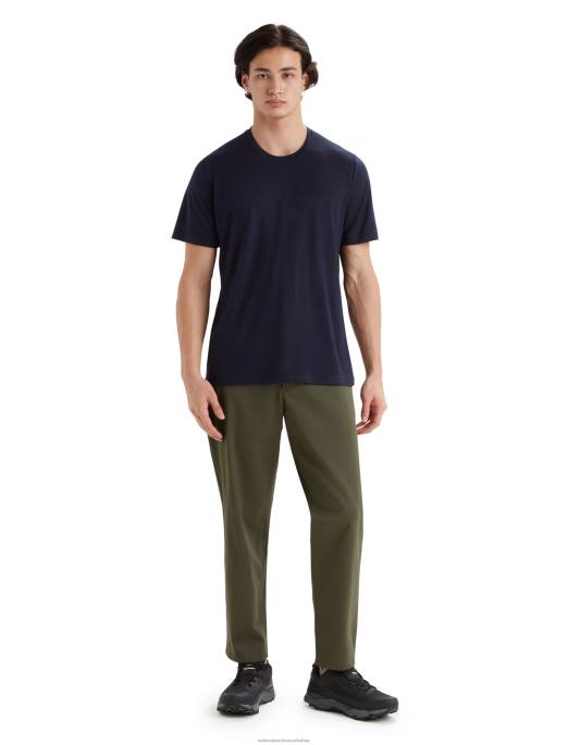 Icebreaker Mænd merino tech lite ii kortærmet t-shirt B00X25 tøj midnatsflåde