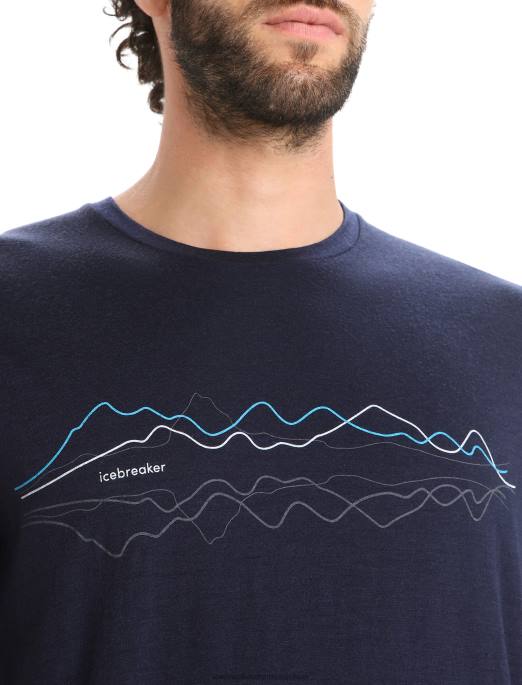 Icebreaker Mænd merino tech lite ii kortærmet t-shirt B00X33 tøj midnatsflåde