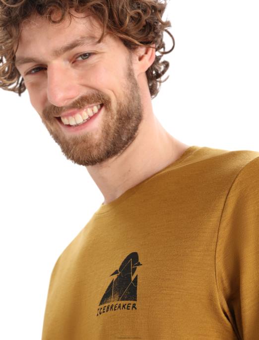 Icebreaker Mænd merino tech lite ii kortærmet t-shirt alp ascension B00X376 tøj kryddernellike