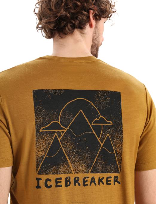 Icebreaker Mænd merino tech lite ii kortærmet t-shirt alp ascension B00X376 tøj kryddernellike