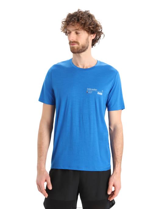 Icebreaker Mænd merino tech lite ii kortærmet t-shirt alpine zone B00X366 tøj lazurit
