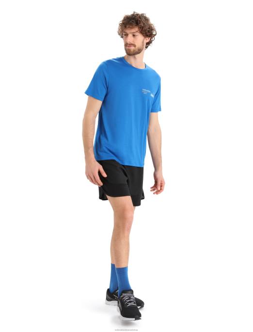 Icebreaker Mænd merino tech lite ii kortærmet t-shirt alpine zone B00X366 tøj lazurit