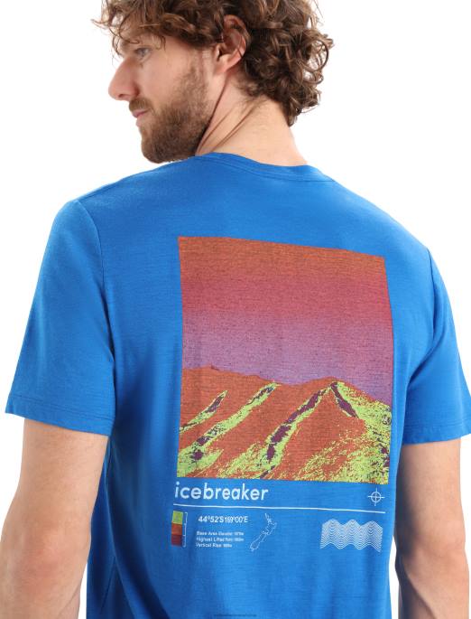 Icebreaker Mænd merino tech lite ii kortærmet t-shirt alpine zone B00X366 tøj lazurit