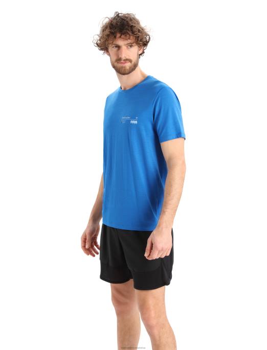 Icebreaker Mænd merino tech lite ii kortærmet t-shirt alpine zone B00X366 tøj lazurit