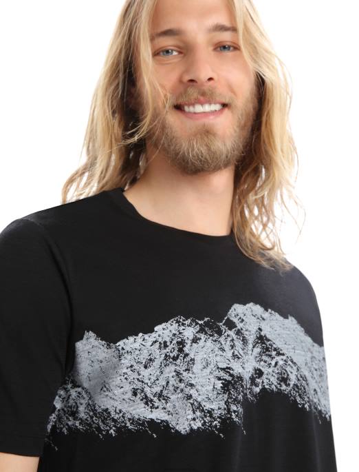 Icebreaker Mænd merino tech lite ii kortærmet t-shirt bemærkelsesværdigt udvalg B00X411 tøj sort