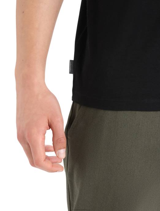 Icebreaker Mænd merino tech lite ii kortærmet t-shirt bemærkelsesværdigt udvalg B00X411 tøj sort
