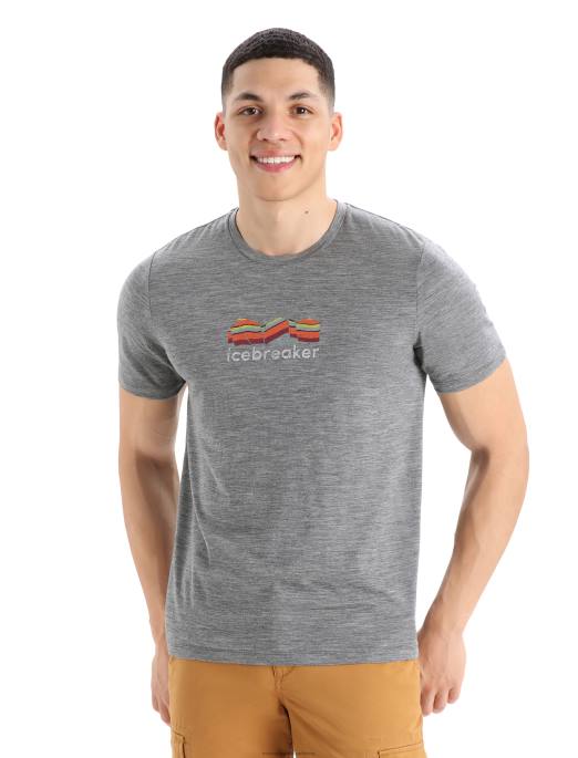 Icebreaker Mænd merino tech lite ii kortærmet t-shirt bjerggeologi B00X383 tøj grusstenslyng