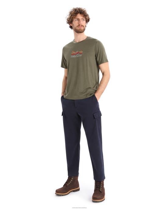 Icebreaker Mænd merino tech lite ii kortærmet t-shirt bjerggeologi B00X384 tøj loden