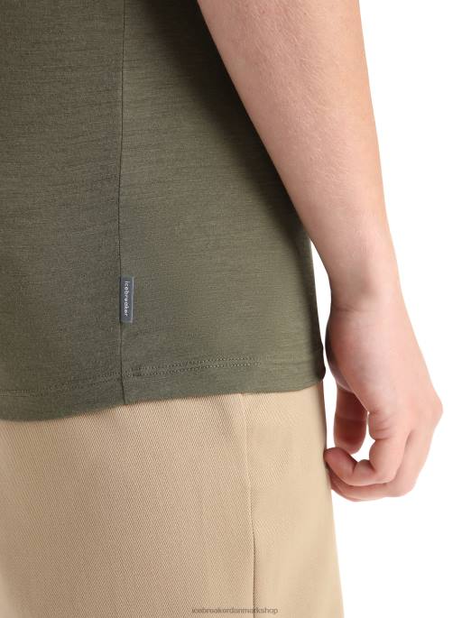 Icebreaker Mænd merino tech lite ii kortærmet t-shirt campingplads B00X74 tøj loden