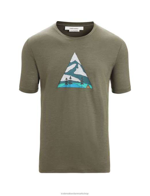 Icebreaker Mænd merino tech lite ii kortærmet t-shirt campingplads B00X74 tøj loden