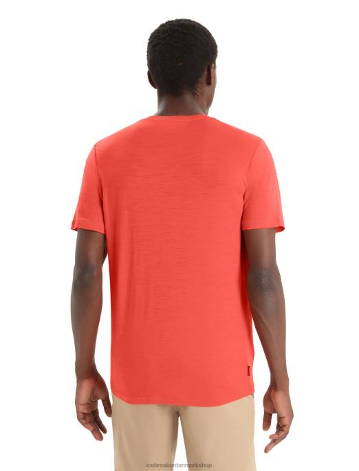 Icebreaker Mænd merino tech lite ii kortærmet t-shirt campingplads B00X75 tøj pulserende jord