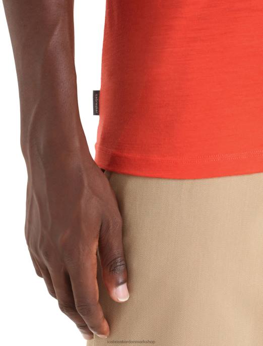 Icebreaker Mænd merino tech lite ii kortærmet t-shirt campingplads B00X75 tøj pulserende jord