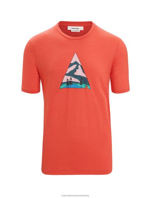 Icebreaker Mænd merino tech lite ii kortærmet t-shirt campingplads B00X75 tøj pulserende jord