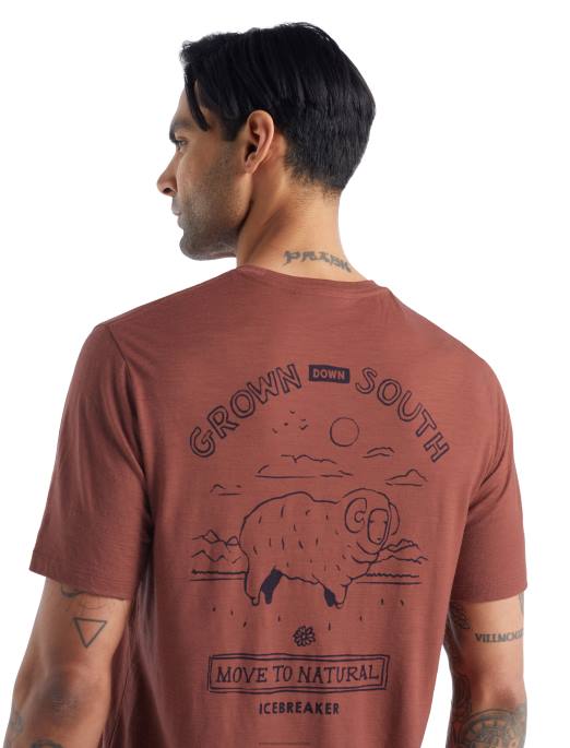 Icebreaker Mænd merino tech lite ii kortærmet t-shirt dyrket sydpå B00X483 tøj drue
