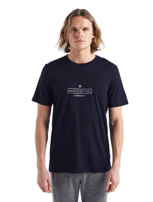 Icebreaker Mænd merino tech lite ii kortærmet t-shirt dyrket sydpå B00X484 tøj midnatsflåde