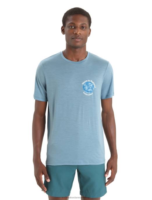 Icebreaker Mænd merino tech lite ii kortærmet t-shirt jord B00X90 tøj astral blå