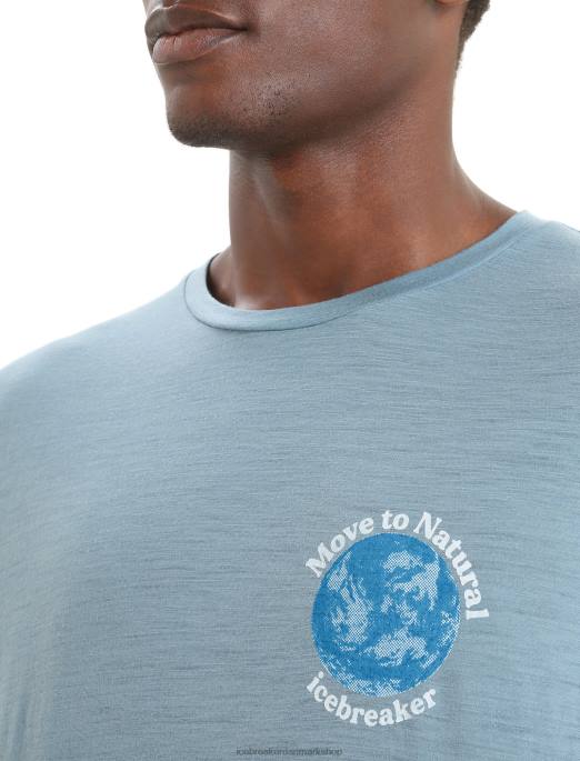 Icebreaker Mænd merino tech lite ii kortærmet t-shirt jord B00X90 tøj astral blå