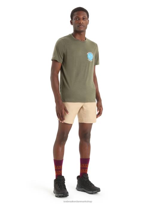 Icebreaker Mænd merino tech lite ii kortærmet t-shirt jord B00X91 tøj loden