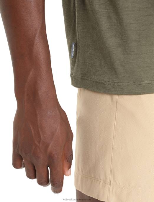 Icebreaker Mænd merino tech lite ii kortærmet t-shirt jord B00X91 tøj loden