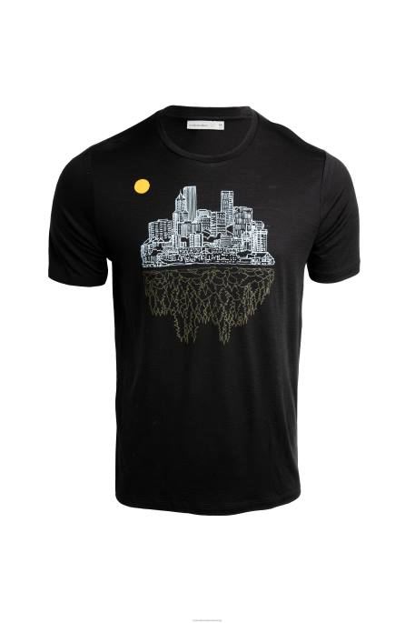 Icebreaker Mænd merino tech lite ii kortærmet t-shirt lokal t-shirt portland B00X486 tøj sort