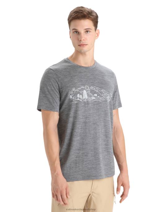 Icebreaker Mænd merino tech lite ii kortærmet t-shirt natur sprint B00X54 tøj grusstenslyng