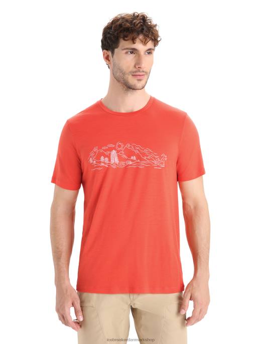 Icebreaker Mænd merino tech lite ii kortærmet t-shirt natur sprint B00X56 tøj pulserende jord