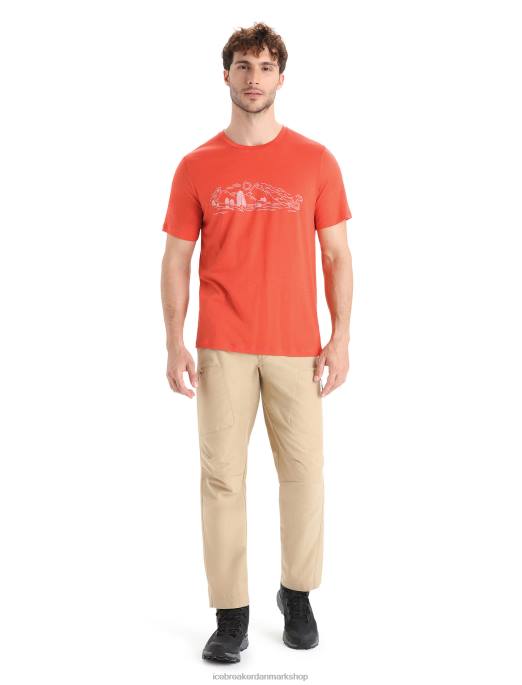 Icebreaker Mænd merino tech lite ii kortærmet t-shirt natur sprint B00X56 tøj pulserende jord