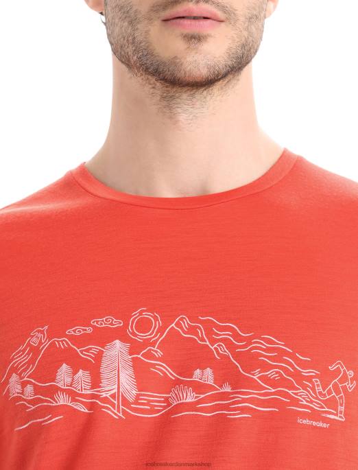 Icebreaker Mænd merino tech lite ii kortærmet t-shirt natur sprint B00X56 tøj pulserende jord