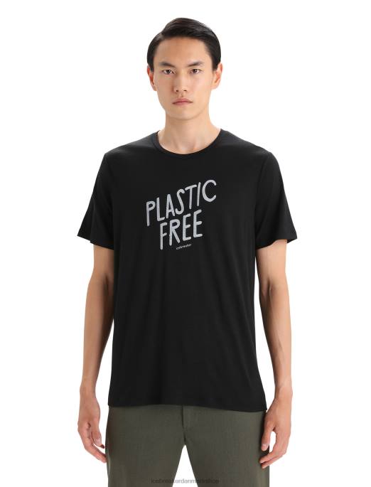 Icebreaker Mænd merino tech lite ii kortærmet t-shirt naturel B00X92 tøj sort