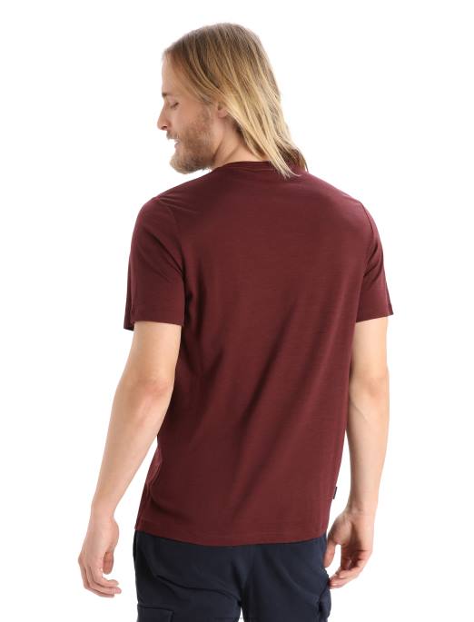 Icebreaker Mænd merino tech lite ii kortærmet t-shirt naturlige alper B00X368 tøj espresso
