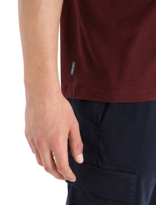 Icebreaker Mænd merino tech lite ii kortærmet t-shirt naturlige alper B00X368 tøj espresso