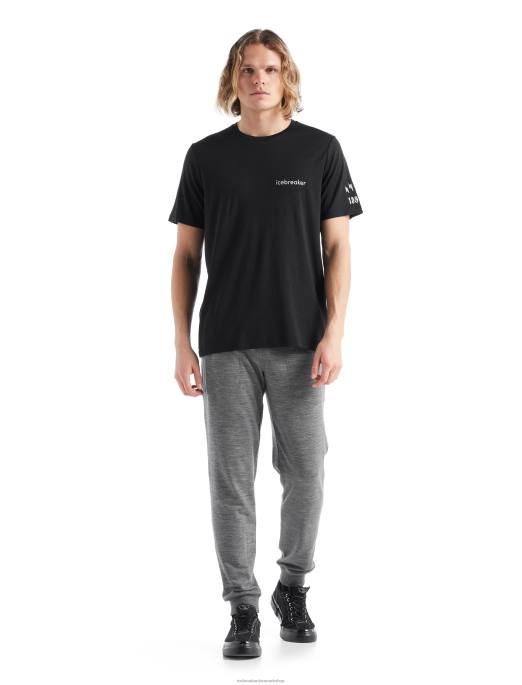 Icebreaker Mænd merino tech lite ii kortærmet t-shirt sheeperds cycle club B00X479 tøj sort
