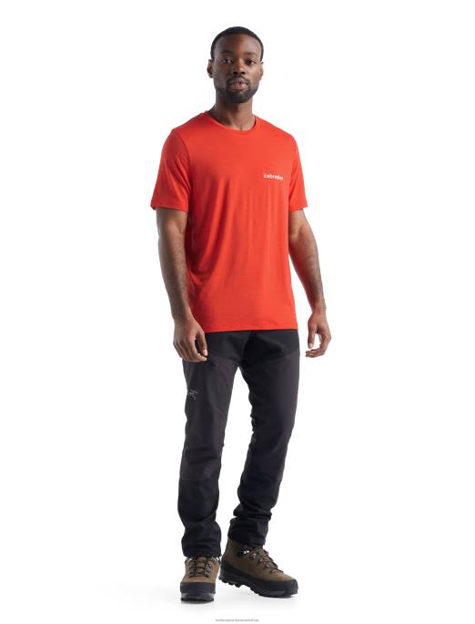 Icebreaker Mænd merino tech lite ii kortærmet t-shirt sheeperds cycle club B00X480 tøj lava