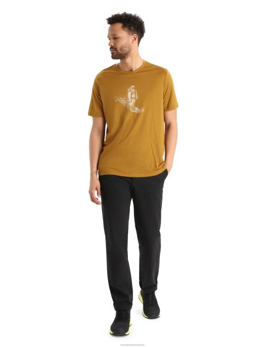 Icebreaker Mænd merino tech lite ii kortærmet t-shirt til skiløb yeti B00X363 tøj kryddernellike