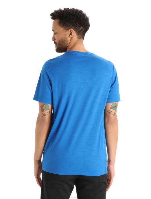 Icebreaker Mænd merino tech lite ii kortærmet t-shirt til skiløb yeti B00X364 tøj lazurit
