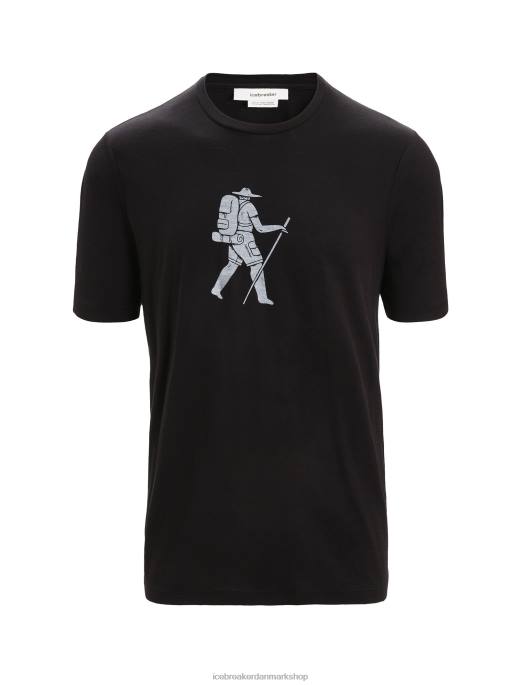 Icebreaker Mænd merino tech lite ii kortærmet t-shirt trail hiker B00X36 tøj sort