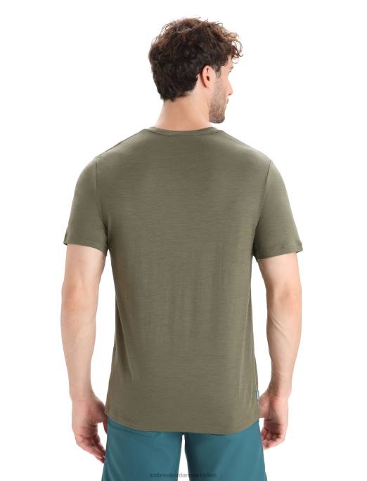 Icebreaker Mænd merino tech lite ii kortærmet t-shirt trail hiker B00X38 tøj loden