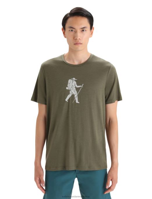Icebreaker Mænd merino tech lite ii kortærmet t-shirt trail hiker B00X38 tøj loden